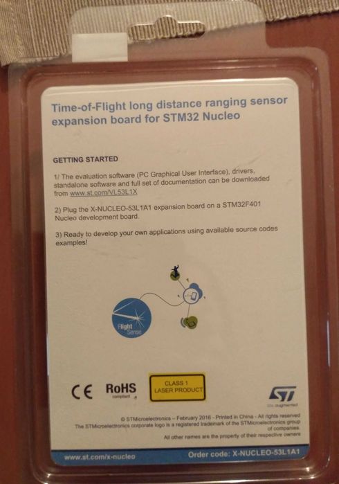 X-Nucleo-53L1A1-STMicroelectronics