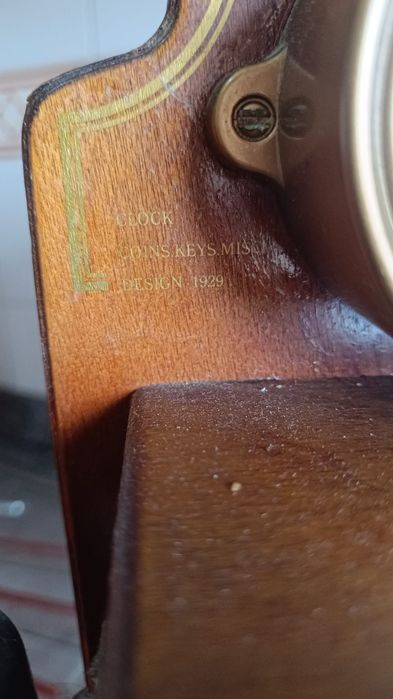 Relógio/Guarda-Chaves de Decoração Estilo Telefone Antigo (Design 1929