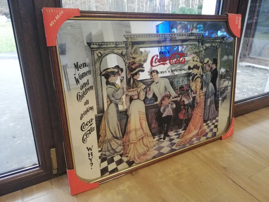 Lustro Coca Cola. Jedyne takie w Polsce. Oryginalne opakowanie
