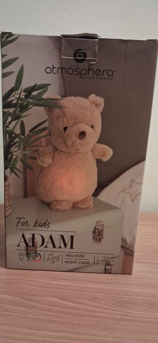 Peluche com luz de presença e son