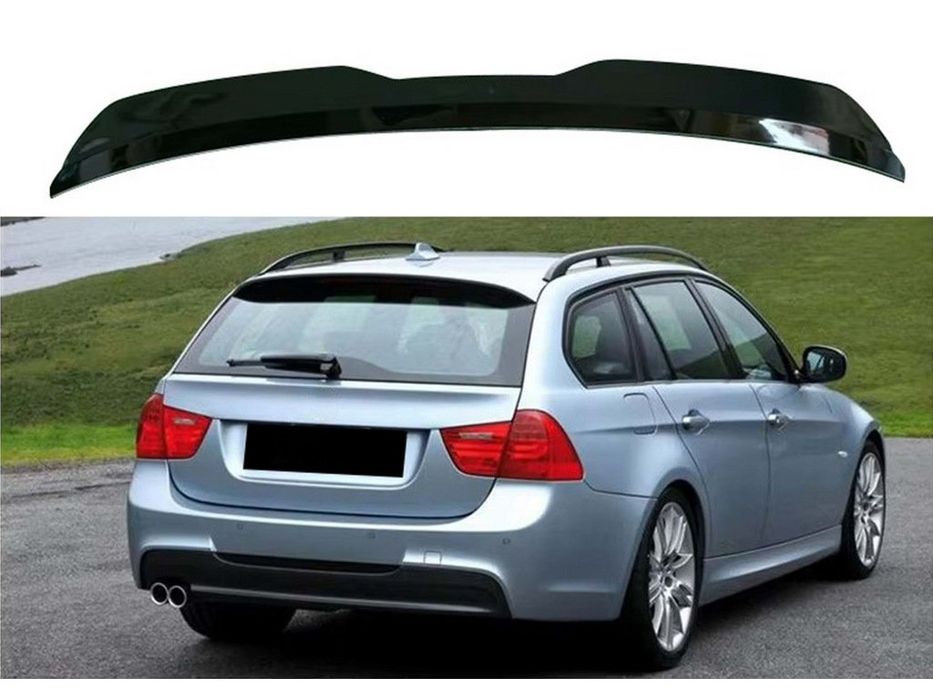 BMW 3 серія E90/E91 2005-2011 рр. Спойлер DPT (SW, чорний глянець)