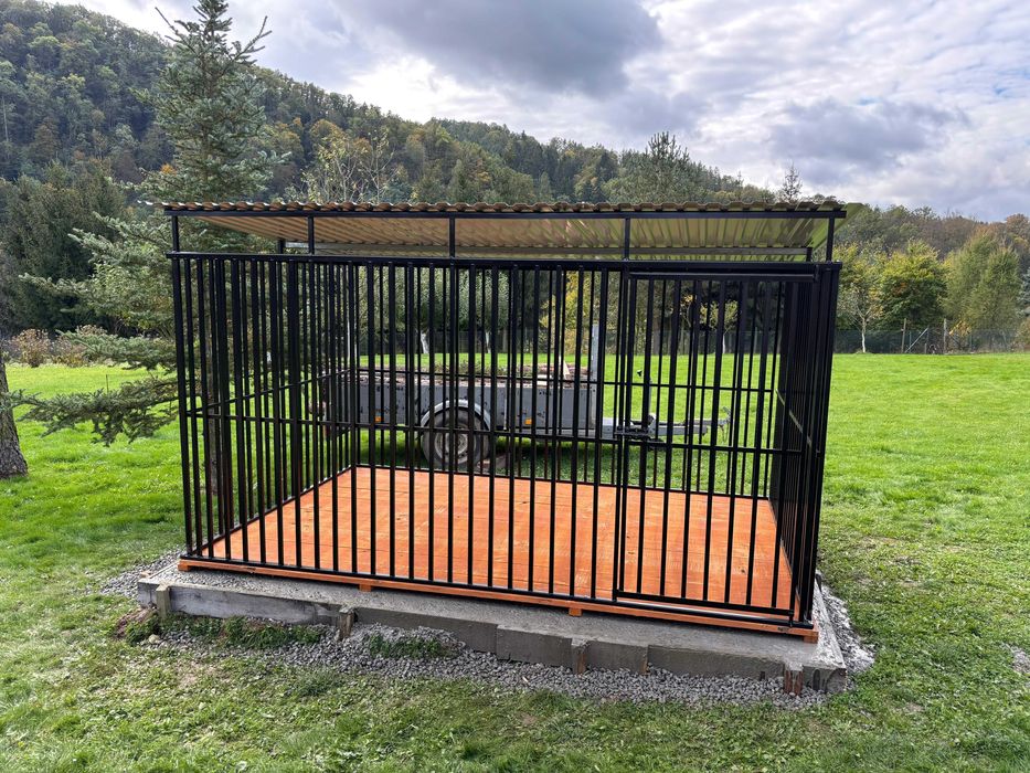 Kojec stalowy dla psa/ montaż