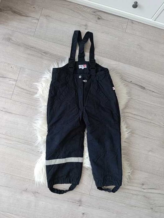 Spodnie zimowe śniegowce narciarskie na szelkach Lindex 98