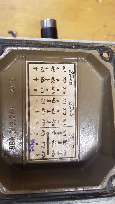 Silnik siłowy trójbiegowy. 940,1420i 2850obr/min
2850o