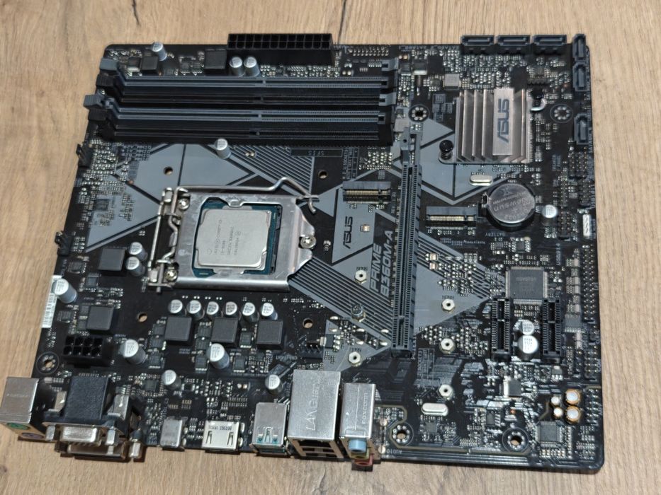 Płyta główna Asus Prime B360M-A z procesorem i3 9100