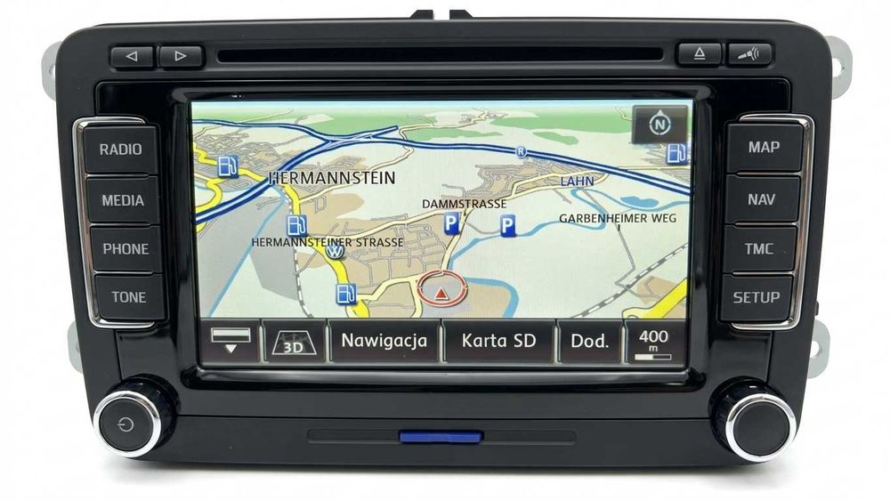 NOWE Radio RNS 510 LED SSD | Volkswagen Skoda SEAT | Menu PL | Mapy | Montaż GRATIS | Leżak Magazynowy - Stan Fabryczny! Nie Chińczyk! Gwarancja 6mie