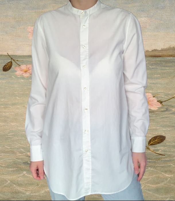 Koszula damska GANT długa klasyczna biała baza