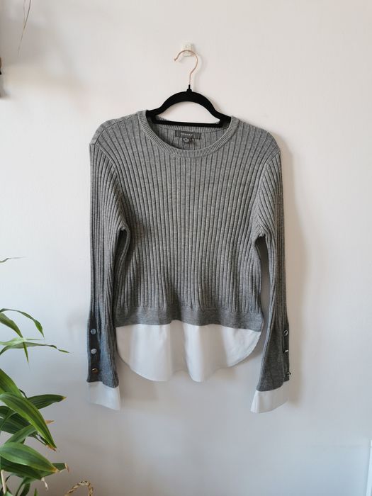 Sweter szary Primark M /L elegancki koszula