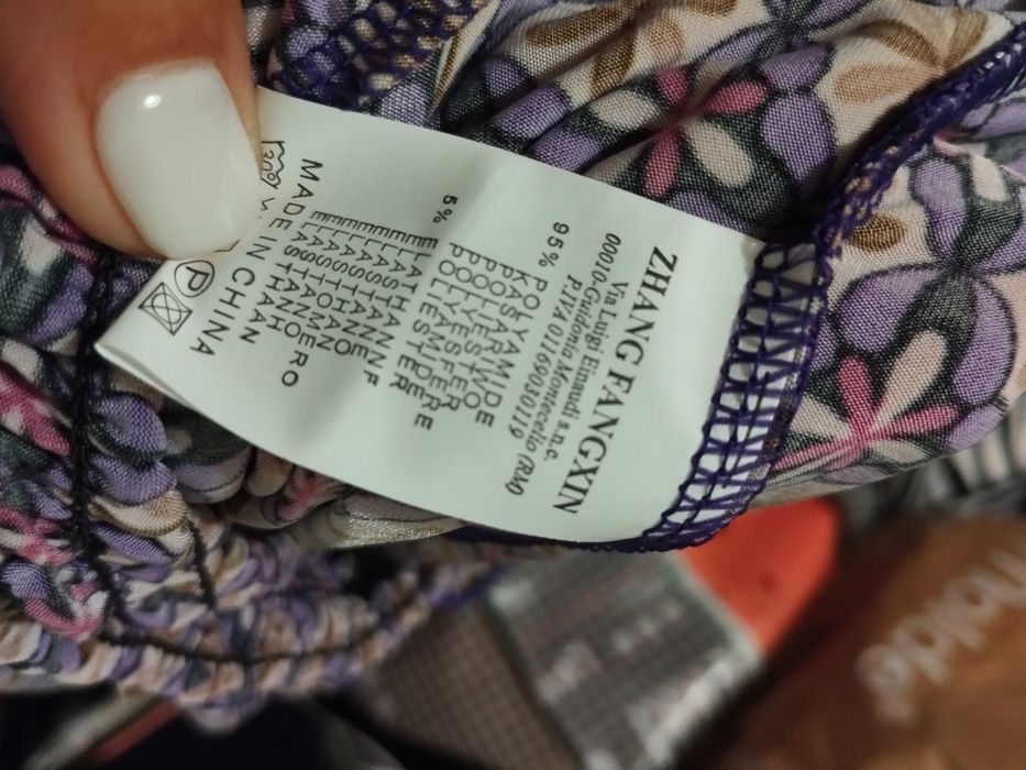 Macacão calção tons lilás novo