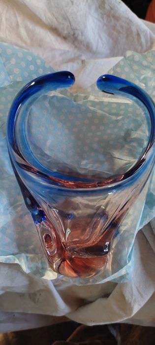 Ваза конфетница чехия Богемия