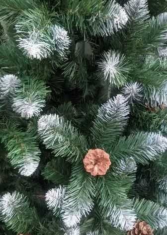 Ялинка штучна 1.5м з шишками (Як жива) | Пишна сосна новорічна