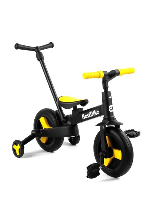 Дитячий велосипед-трансформер (біглвел) з батьківською ручкою BrstTrik