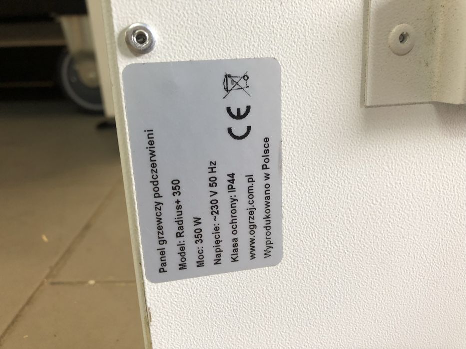 Panel grzewczy podczerwieni 350w