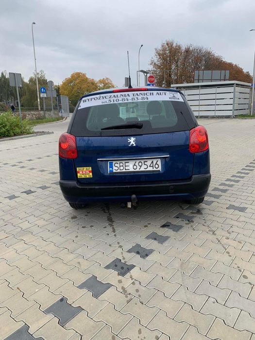 wynajem peugeot 207 sw wypozyczalnia auto osobowe dostawcze dostarczam
