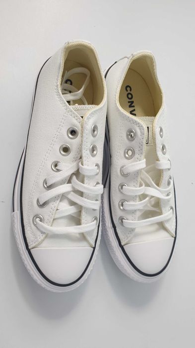 Buty Trampki Damskie Converse CT All Star Lift OX 560251C Białe roz  35