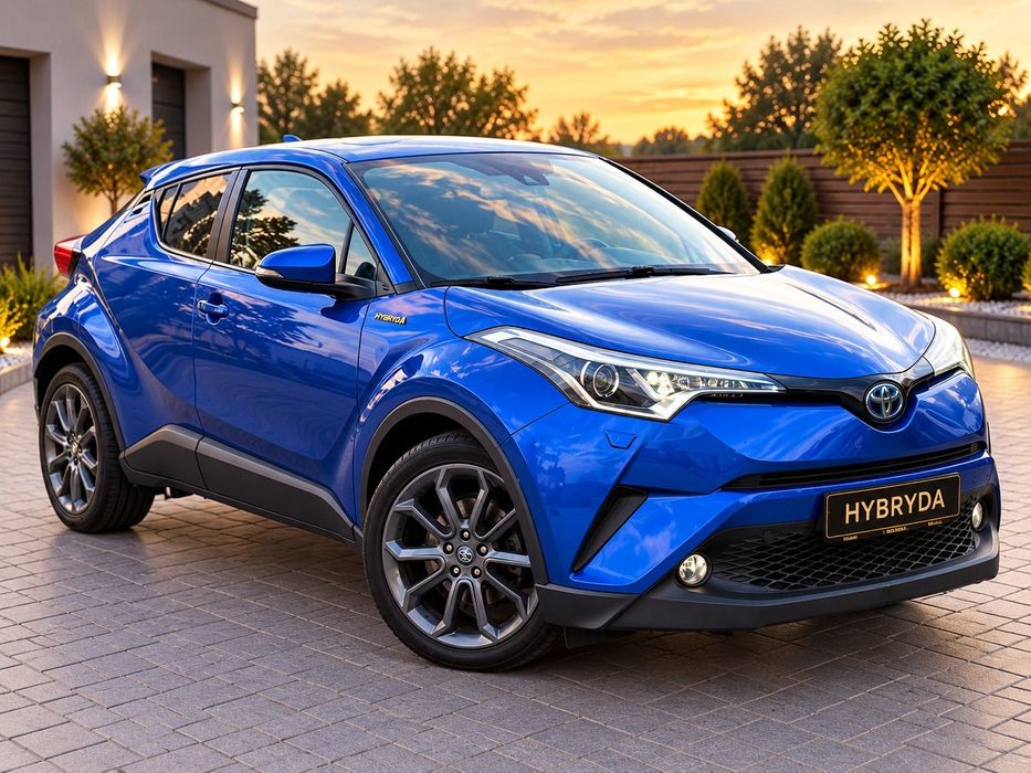 Toyota C-HR 1.8i Hybryda benzyna automat niski przebieg 100% bez wypadkowy kamera
