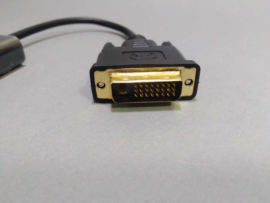 Переходник для подключения доп. монитора (конвертер) -  DVI-D на VGA