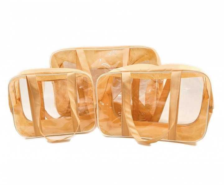 Набір з 3 сумок в пологовий будинок EcoNova S+M+XXL PLUS різні кольори