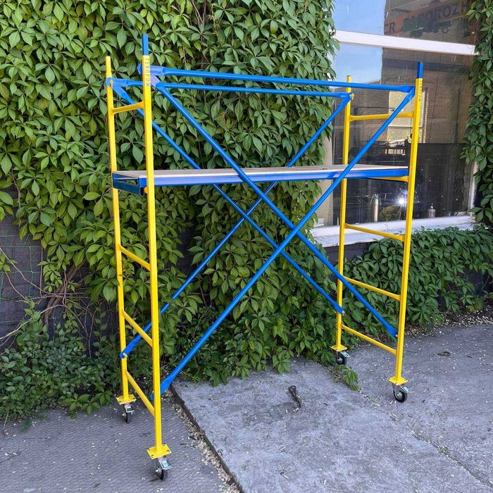 Леса строительные рамные, риштування, риштовка, вышка тура на колесах