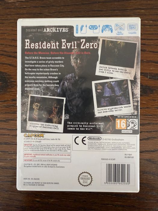 Jogo Wii - Resident evil 0