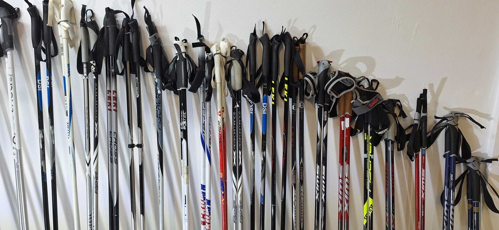 LEGIONOWO Aluminiowe Kije Kijki do Nart Biegowych Biegowe Biegówki