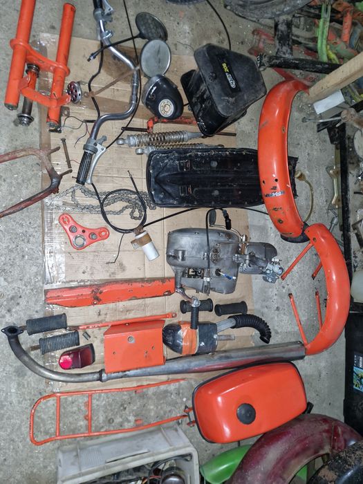 Części romet ogar 200,205 bak błotnik koło silnik lagi ito