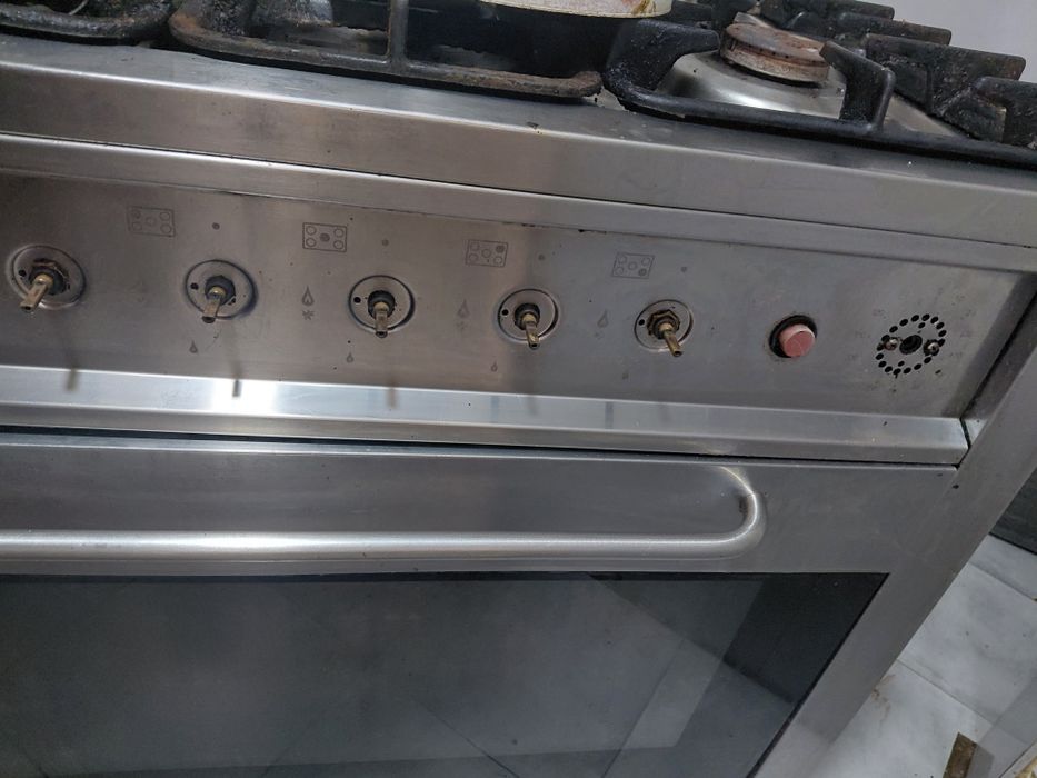 Fogao industrial 5 bicos + forno Ecca