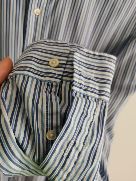 Ralph Lauren koszula długi rękaw bawełniana logowana męska L/XL