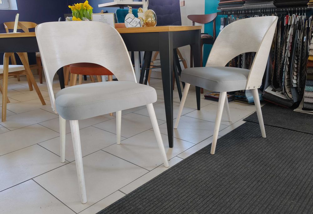 NOWE KRZESŁA 6 Sztuk - WYPRZEDAŻ - Producent Mebli w Radomsku  - OKAZJA - DĄB BIELONY