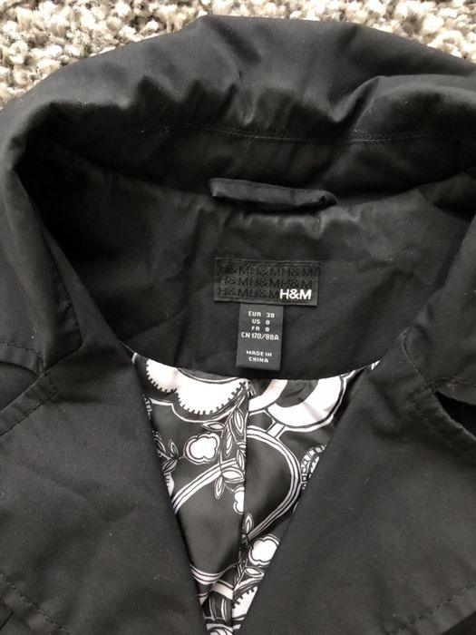 Плащ Тренч чорний H&M