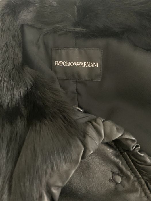 Armani, kurtka skorzana, xs