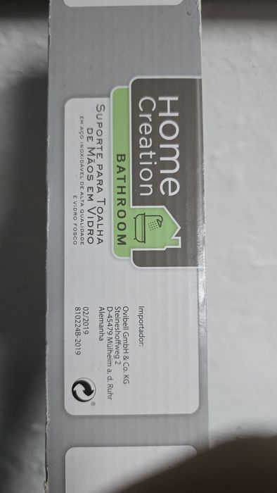 Toalheiro novo/estrear