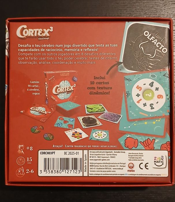 Jogo de tabuleiro Cortex Challange 3