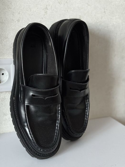 Чорні лофері 42р H&M