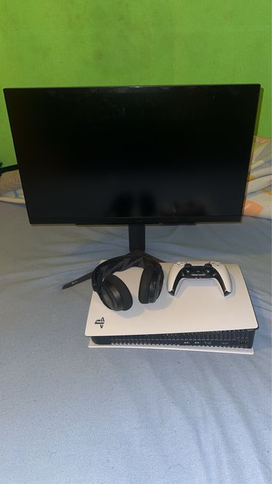Ps5 + fones e monitor