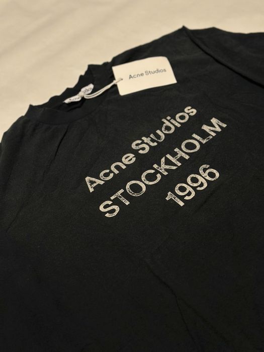 Acne Studios Black Longsleeve M S акне студиос лонг черный лонгслив М С