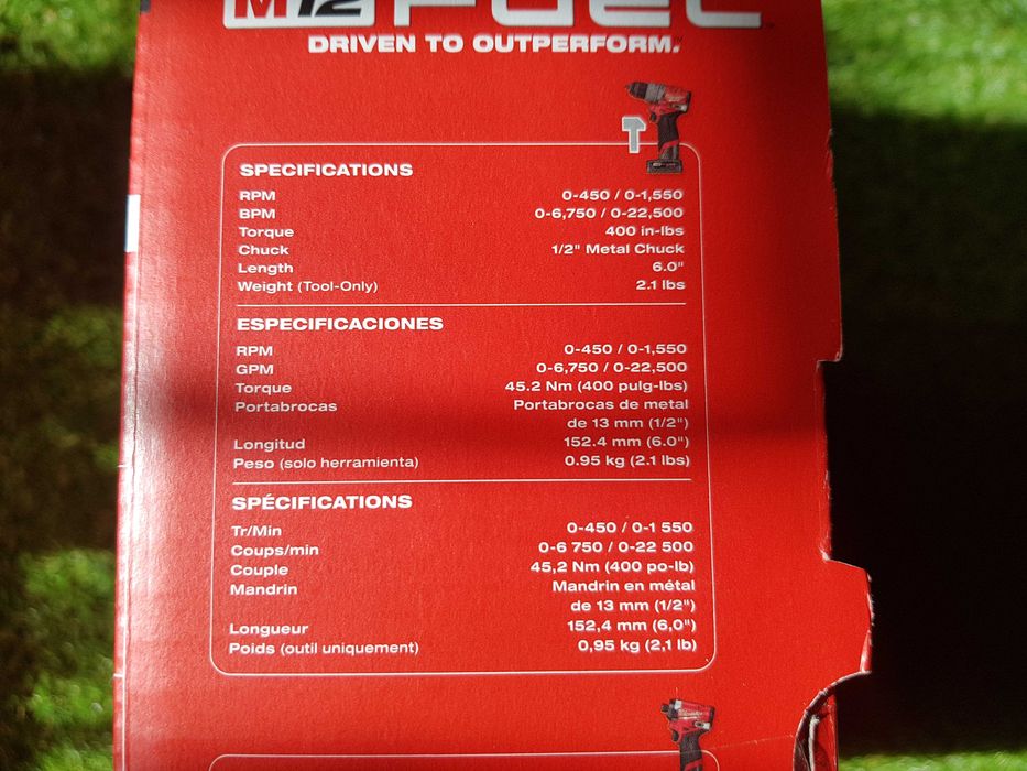 Набір дрель-шуруповерт Milwaukee 3497-22 M12 FUEL