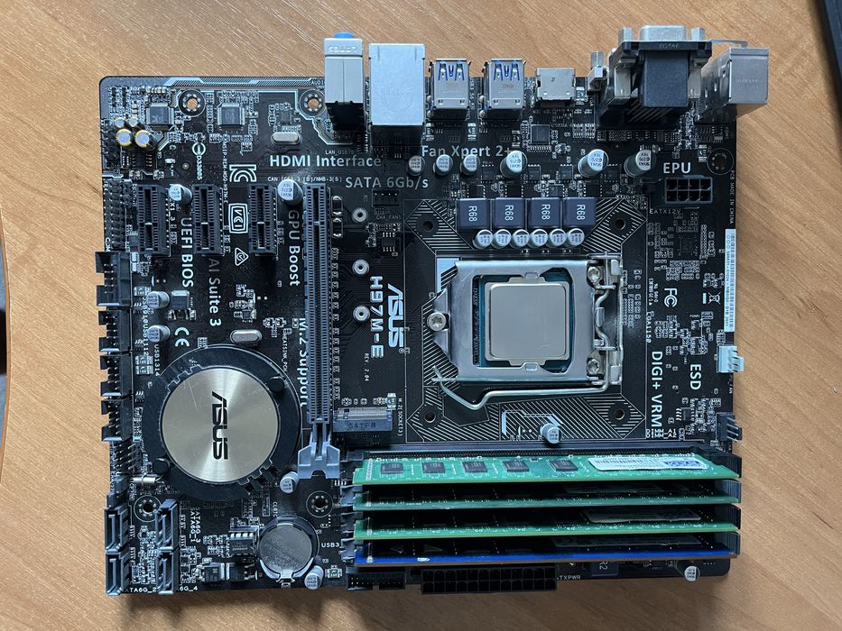 Комплект i7-4790, h97m-e, 20gb озу