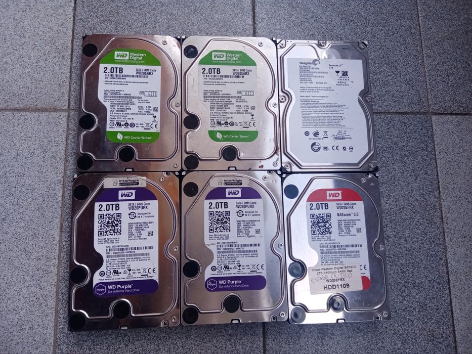 Discos  sata 3.5 6 tb