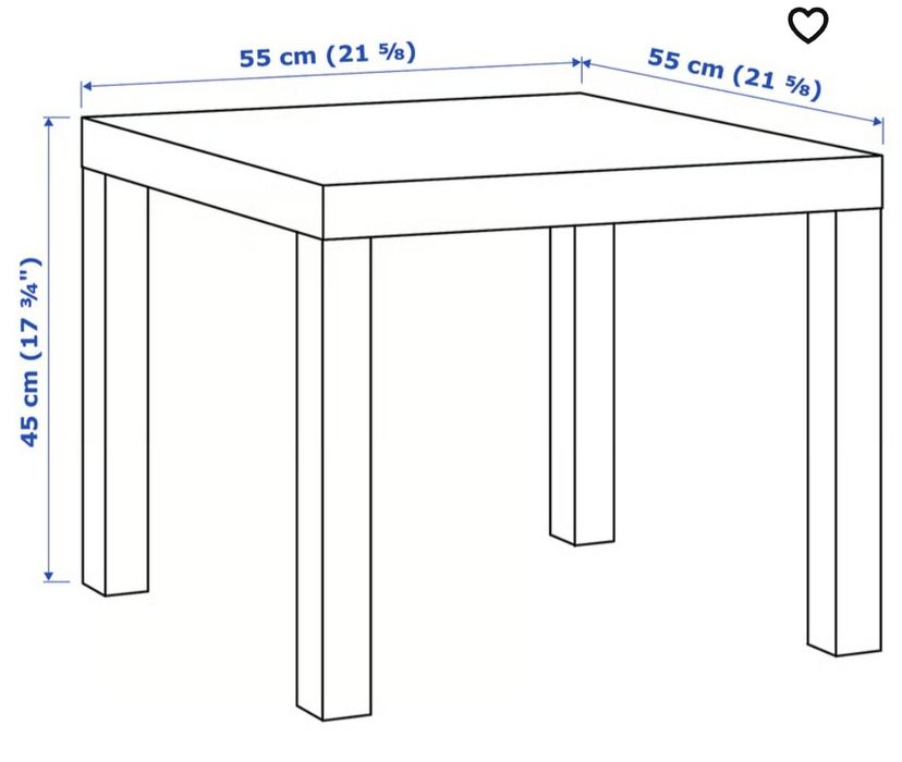 Mesa IKEA lack preto