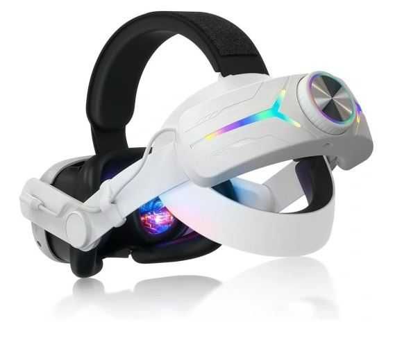 Opaska z akumulatorem 8000mAh do Quest 3 | RGB, szybkie ładowanie