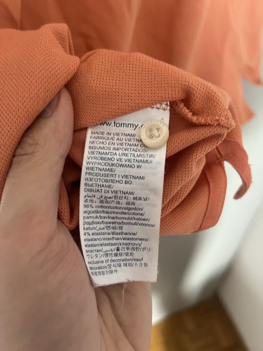 Tommy Hilfiger Polo , pomarańczowe , XXL