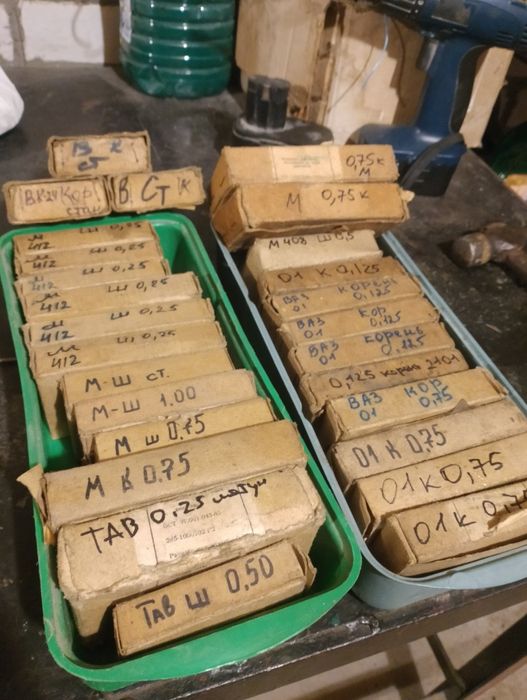 Вкладиши ГАЗ, Таврия, ВАЗ, Москвич