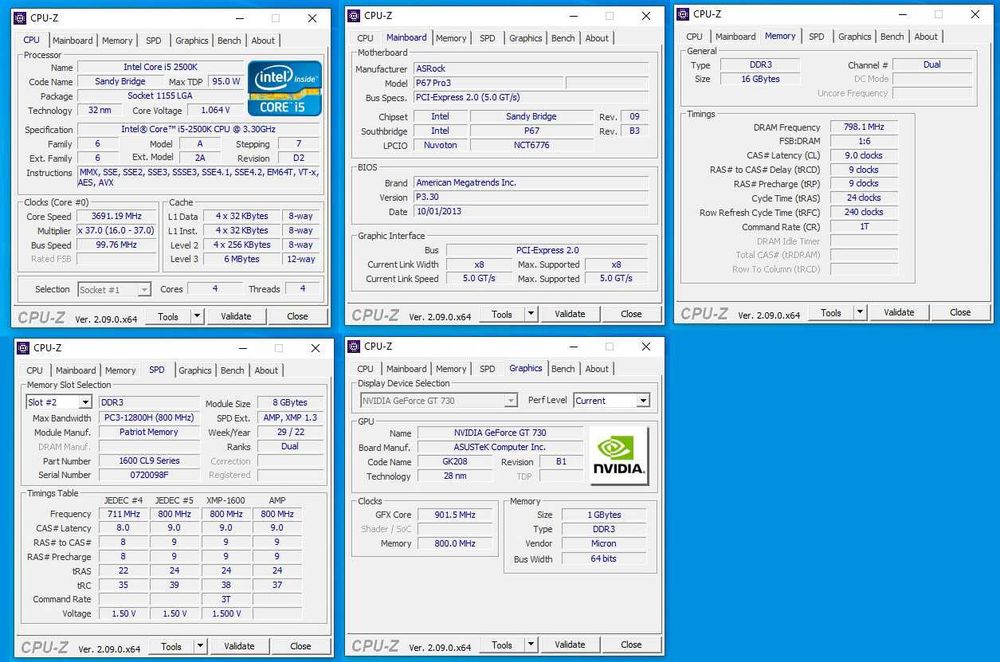 Komputer zestaw kultowy i5 2500k + Asrock P67 Pro3