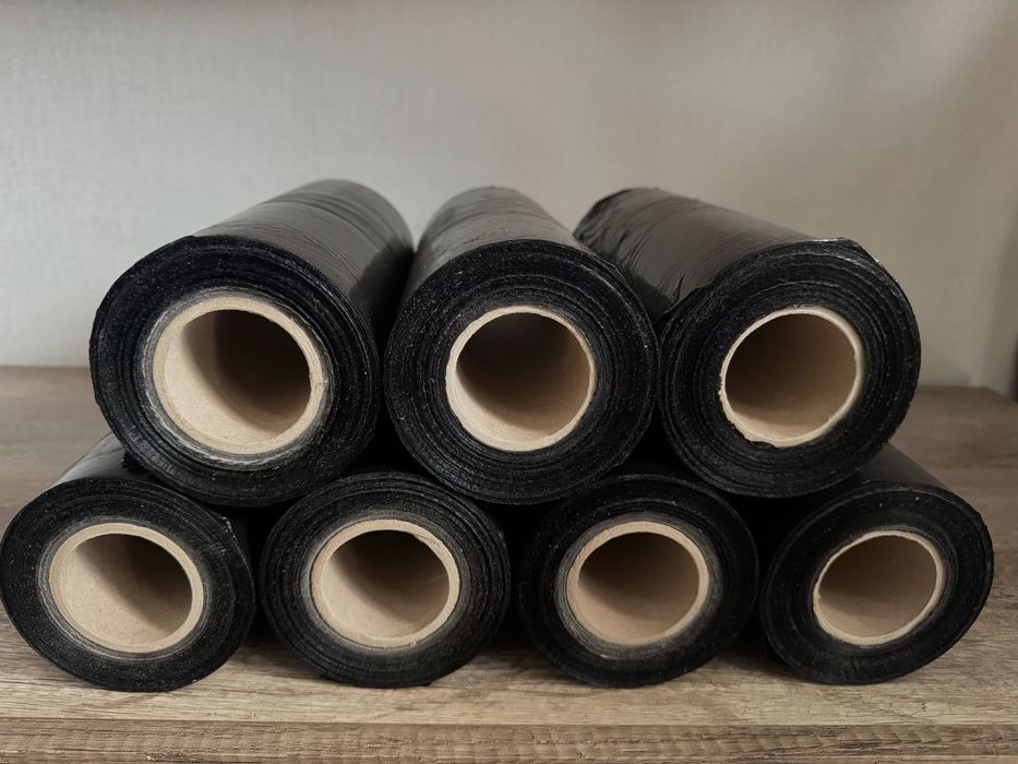 Стрейч плівка чорна  1.3 кг,25 см,300м,17-20мкм