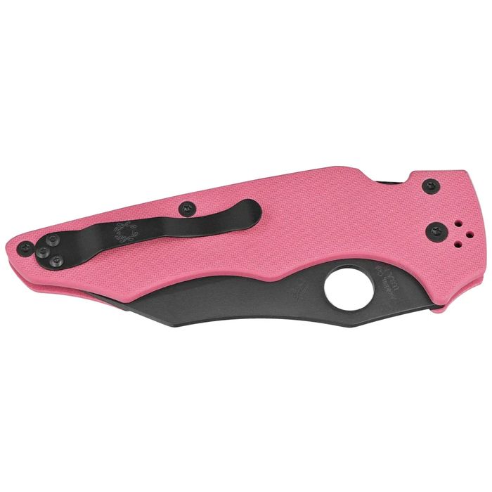 Nóż składany Spyderco Yojumbo Sprint Run Pink G10, Black (C253GPNBK)