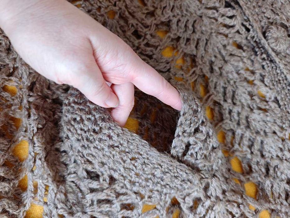 Пончо ручная работа эксклюзив