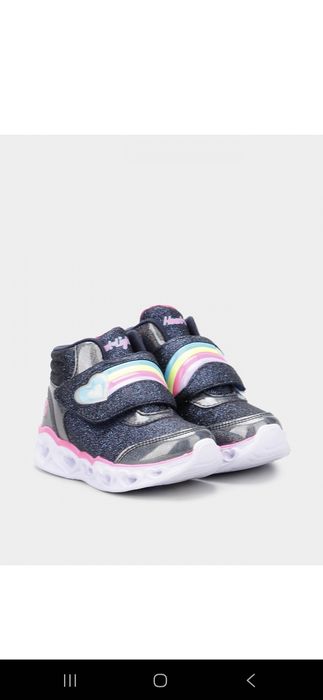 Ботинки скечерс  skechers 25, 26 ботинки світяться