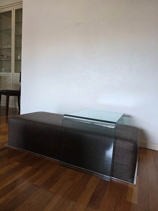 Mesa de apoio mais vidro