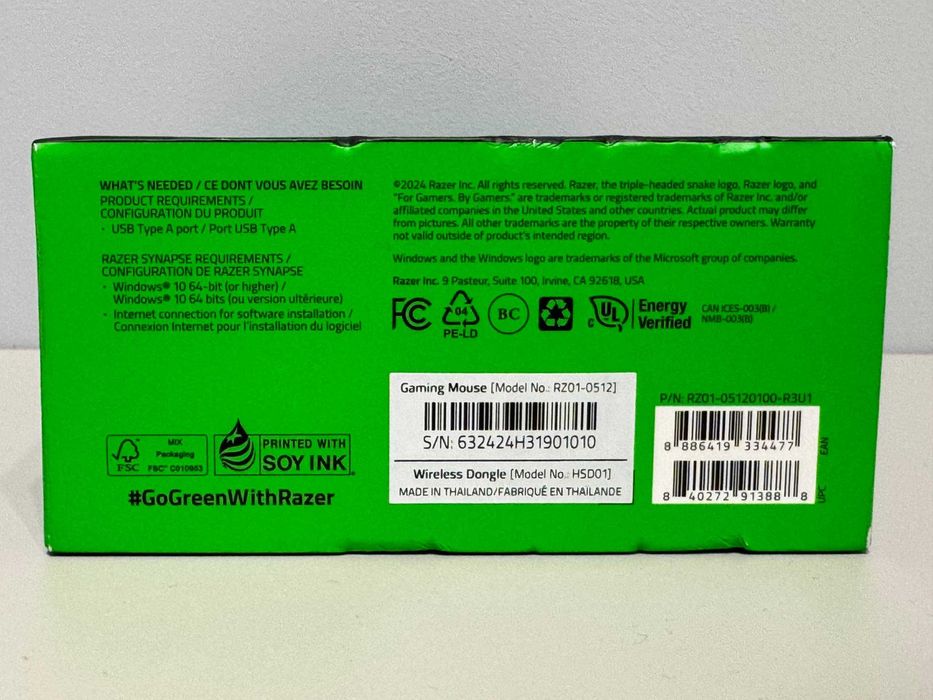 Ігрова бездротова миша Razer Viper V3 Pro Wireless Black НОВА